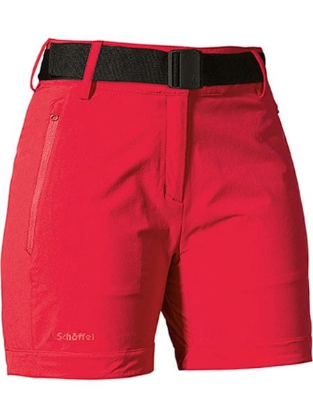 Schöffel Szorty funkcyjne "Tirol" w kolorze czerwonym rozmiar: 38. Czerwone szorty Schöffel, bez wzorów, z materiału. Za 209,33 zł.