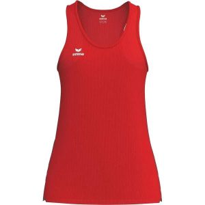 Damski tank top Erima T&F Wings. Czerwone topy Erima, bez wzorów, sportowe, bez kołnierzyka, bez ramiączek. Za 194,50 zł.