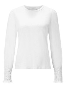 Rich&Royal Koszulka w kolorze białym rozmiar: L. Białe bluzki Rich&Royal, l, bez wzorów, z bawełny, bez kołnierzyka, bez ramiączek. Za 152,26 zł.