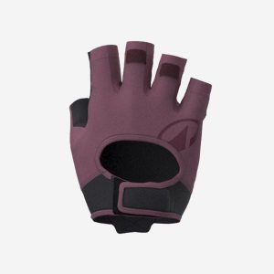 Rękawiczki fitness Domyos. Czarne rękawiczki CORENGTH, bez wzorów, ze skóry. Za 47,49 zł.