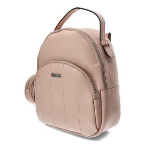 Różowy Stylowy Plecak Damski Big Star. Czerwone listonoszki Big Star Accessories, bez wzorów, ze skóry ekologicznej, bez dodatków. Za 199,00 zł.