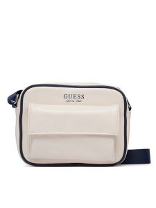 Guess Torebka V6YZ04 W3009 Kremowy. Białe listonoszki Guess, z aplikacjami, ze skóry, bez dodatków. Za 294,99 zł.