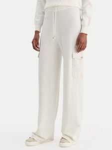 Liu Jo Spodnie materiałowe TF5041 MS75L Écru Regular Fit. Spodnie dresowe Liu Jo, l, bez wzorów, z dresówki. Za 489,99 zł.