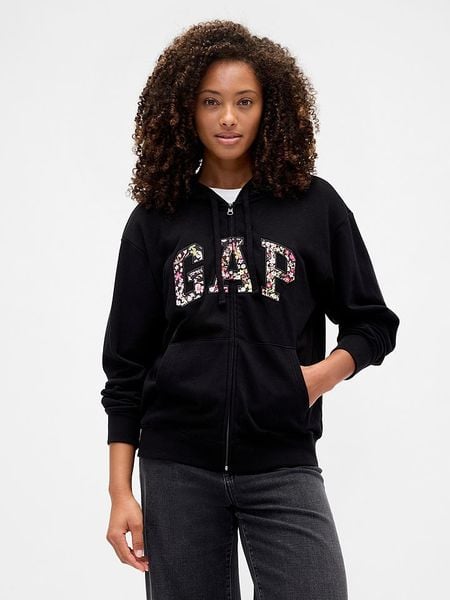 GAP Bluza w kolorze czarnym rozmiar: M. Czarne bluzy GAP, m, bez wzorów, bez kaptura. Za 100,52 zł.