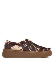 Clarks Półbuty Torview W 26329460 Brązowy. Brązowe półbuty Clarks, bez wzorów, ze skóry, bez obcasa, na płaskiej podeszwie, bez zapięcia. Za 485,99 zł.