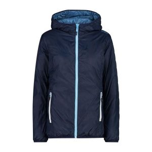 Kurtka damska z kapturem CMP Reverse. Niebieskie kurtki CMP, bez wzorów, z kapturem. Za 425,00 zł.