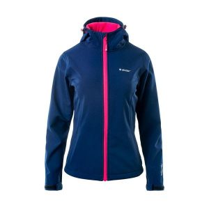 Damska Kurtka Softshell Caria II. Czerwone kurtki Hi-tec, s, bez wzorów, z softshellu, bez kaptura. Za 197,99 zł.