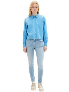 Tom Tailor Dżinsy - Skinny fit - w kolorze błękitnym rozmiar: W31/L32. Niebieskie jeansy Tom Tailor, bez wzorów. Za 144,92 zł.