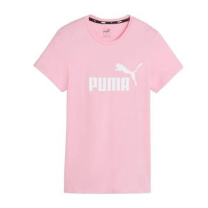 T-shirt Damski Logo ESS. Czerwone t-shirty Puma, m, bez wzorów, bez kołnierzyka, bez ramiączek. Za 128,99 zł.