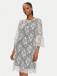 Bruuns Bazaar Sukienka koktajlowa Majah BBW3837 Écru Regular Fit. Kombinezony Bruuns Bazaar, bez wzorów, z bawełny, wizytowe, bez kołnierzyka, bez ramiączek. Za 519,99 zł.