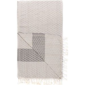 ILVY'S Chusta hammam w kolorze szaro-czarnym - 180 x 100 cm rozmiar: onesize. Czarne apaszki i chusty ILVY'S, bez wzorów, z bawełny. Za 60,95 zł.