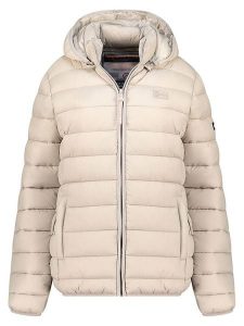 Geographical Norway Kurtka pikowana "Atichoko" w kolorze beżowym rozmiar: XL. Brązowe kurtki Geographical Norway, xl, bez wzorów, bez kaptura. Za 158,10 zł.