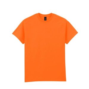 Ultra Bawełniana Koszulka Unisex Dla Dorosłych. Brązowe bluzki GILDAN, xl, bez wzorów, z bawełny, sportowe, bez kołnierzyka, bez ramiączek. Za 61,99 zł.