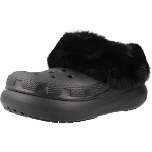 Klapki Crocs Model Furever Crush U Kolor Czarny. Czarne klapki Crocs, bez wzorów, z syntetyku, bez obcasa. Za 340,95 zł.