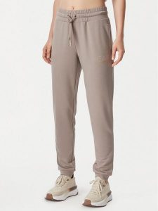 EA7 Emporio Armani Spodnie dresowe 8NTP66 TJ9RZ U6100 Beżowy ciemny Regular Fit. Brązowe spodnie dresowe EA7 Emporio Armani, l, bez wzorów, z dresówki. Za 462,99 zł.