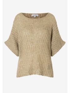 More & More Sweter w kolorze beżowym rozmiar: 38. Brązowe swetry oversize More & More, bez wzorów, ze splotem, bez ramiączek. Za 149,95 zł.