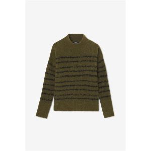 Damski sweter z długim rękawem Le Temps des cerises August. Brązowe swetry klasyczne Le Temps Des Cerises, na zimę, bez kołnierzyka. Za 383,00 zł.