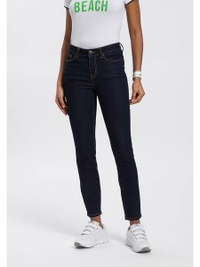 Kangaroos Dżinsy - Slim fit - w kolorze granatowym rozmiar: 32. Niebieskie jeansy KangaROOS, z aplikacjami. Za 65,85 zł.