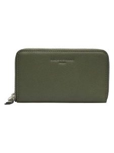 Liebeskind Berlin Skórzany portfel "Frieda" w kolorze khaki - 16 x 9 x 2 cm rozmiar: onesize. Brązowe portfele Liebeskind Berlin, bez wzorów, z materiału. Za 184,95 zł.
