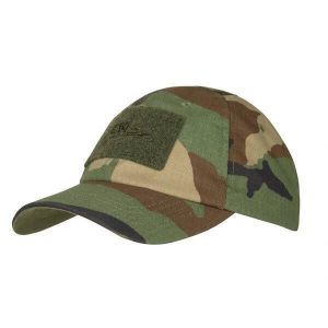 Czapka baseballowa z daszkiem. Brązowe czapki HELIKON-TEX, bez wzorów, sportowe. Za 58,99 zł.