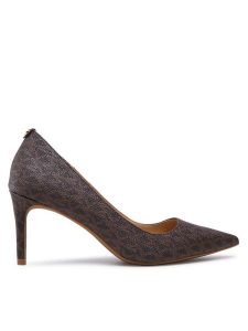 MICHAEL Michael Kors Szpilki Alina Flex Pump 40F2HNMP1B Brązowy. Brązowe szpilki MICHAEL Michael Kors, bez wzorów, ze skóry, bez obcasa. Za 629,99 zł.