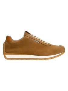Wojas Skórzane sneakersy w kolorze jasnobrązowym rozmiar: 38. Brązowe trampki Wojas, bez wzorów, bez zapięcia. Za 342,60 zł.
