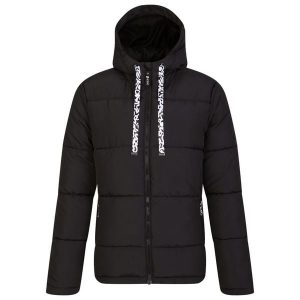 Damska kurtka turystyczna pikowana Society. Czarne kurtki Dare 2b, bez wzorów, z puchu, bez kaptura. Za 565,35 zł.