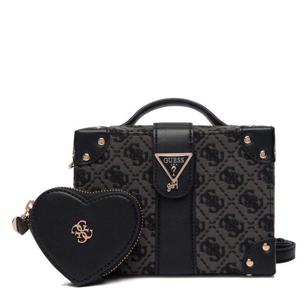 Torebka Guess. Szare torebki klasyczne Guess, z aplikacjami, bez dodatków. Za 349,99 zł.