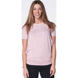 Bluzka w kolorze jasnoróżowym do karmienia. Bluzki marki Cool Mama. W wyprzedaży za 92,95 zł.
