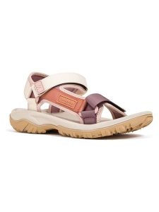 Kimberfeel Sandały "Noka" w kolorze jasnoróżowym rozmiar: 37. Różowe sandały Kimberfeel, bez wzorów, z otwartym noskiem, bez obcasa, bez zapięcia. Za 130,99 zł.