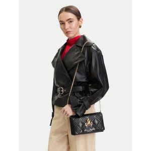 Torebka LOVE MOSCHINO. Czarne torebki klasyczne LOVE MOSCHINO, bez wzorów, bez dodatków. Za 595,99 zł.