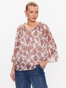 Marc Aurel Bluzka 6091 1010 24621 Kolorowy Relaxed Fit. Bluzki Marc Aurel, bez wzorów, z syntetyku, bez kołnierzyka, bez ramiączek. Za 369,99 zł.