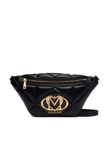 LOVE MOSCHINO Nerka JC4256PP0PLC0000 Czarny. Czarne nerki i saszetki LOVE MOSCHINO, bez wzorów, ze skóry. Za 919,99 zł.