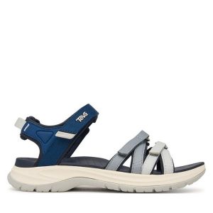 Sandały Teva. Niebieskie sandały Teva, bez wzorów, bez obcasa, bez zapięcia. Za 409,99 zł.