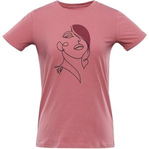Damskie T-shirt Nax Gamma - Idealne połączenie stylu i komfortu. T-shirty NÄAK, bez wzorów, z bawełny, bez kołnierzyka, bez ramiączek. Za 56,50 zł.
