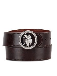 U.S. Polo Assn. Pasek AIUXT2567WAJ Brązowy. Brązowe paski U.S. Polo Assn., bez wzorów, ze skóry. Za 159,99 zł.