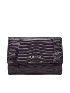 Coccinelle Portfel TL4 Metallic Lizard E2 TL4 11 66 01 Fioletowy. Fioletowe portfele Coccinelle, bez wzorów, ze skóry. Za 489,99 zł.