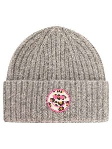 Zwillingsherz Czapka "Leo Smiley" w kolorze szarym rozmiar: onesize. Szare czapki Zwillingsherz, bez wzorów, z materiału. Za 124,95 zł.