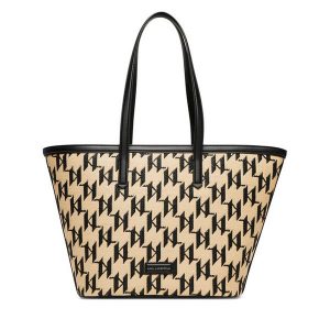 Torebka KARL LAGERFELD. Brązowe torebki klasyczne KARL LAGERFELD, bez wzorów, bez dodatków. Za 429,99 zł.