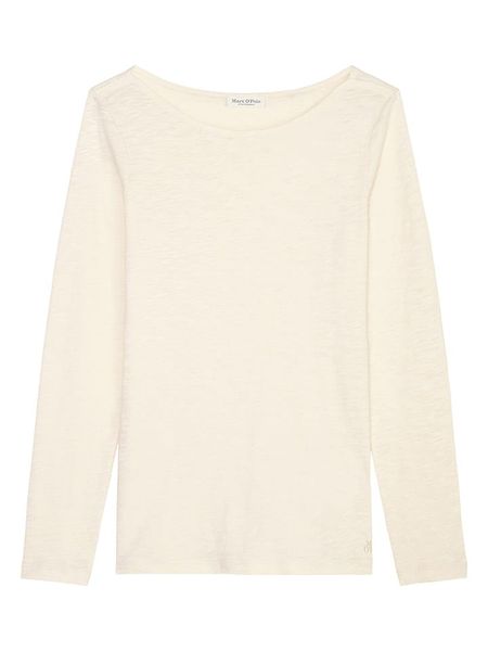 Marc O´Polo Koszulka w kolorze kremowym rozmiar: XL. Brązowe bluzki xl, bez wzorów, z bawełny, bez kołnierzyka, bez ramiączek. Za 74,63 zł.