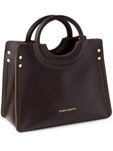 Vince Camuto Torebka "Perugia" w kolorze brązowym - 28 x 22 x 14 cm rozmiar: onesize. Brązowe torebki klasyczne Vince Camuto, bez wzorów, z materiału, przez ramię, bez dodatków. Za 139,95 zł.