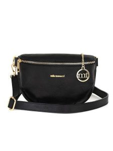 Mia Tomazzi Skórzana saszetka "Eginardo" w kolorze czarnym - 23 x 17 x 8 cm rozmiar: onesize. Czarne nerki i saszetki Mia Tomazzi, bez wzorów, z materiału. Za 240,99 zł.