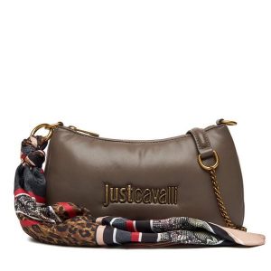 Torebka Just Cavalli. Brązowe torebki klasyczne Just Cavalli, bez wzorów, bez dodatków. Za 579,99 zł.