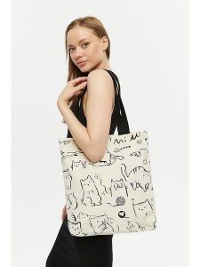 Lucky Bees Shopper bag w kolorze beżowym - 38 x 42 x 8 cm rozmiar: onesize. Brązowe shopper bag Lucky Bees, bez wzorów, z bawełny, na ramię, bez dodatków. Za 79,03 zł.