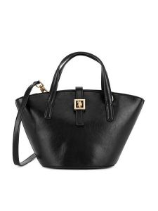 U.S. Polo Assn. Torebka BIUXT8500WVP Czarny. Czarne torebki klasyczne U.S. Polo Assn., bez wzorów, z tworzywa sztucznego, bez dodatków. Za 329,99 zł.