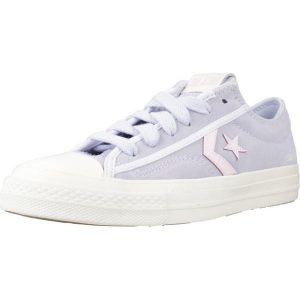 Buty CONVERSE STAR PLAYER 76 SUEDE Fioletowy. Fioletowe buty sportowe Converse, bez wzorów, z zamszu, bez zapięcia. Za 349,99 zł.