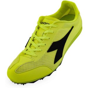 Diadora Mid Distance Spike Fluo — buty z kolcami 42,5. Brązowe buty sportowe Diadora, bez wzorów, bez zapięcia. Za 306,99 zł.