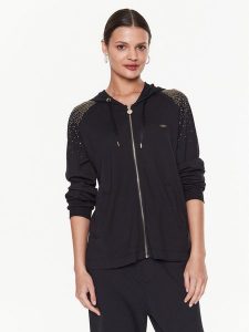 Liu Jo Sport Bluza TA3212 J5942 Czarny Regular Fit. Czarne bluzy Liu Jo Sport, xs, bez wzorów, z syntetyku, bez kaptura. Za 399,99 zł.