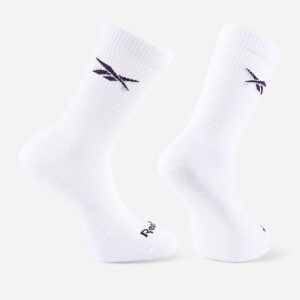 Skarpetki fitness Reebok wysokie 3 pary. Skarpetki Reebok, bez wzorów, z bawełny. Za 49,99 zł.