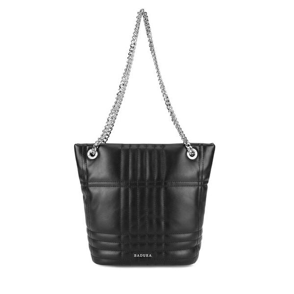 Torebka Badura. Czarne torebki klasyczne Badura, bez wzorów, bez dodatków. Za 173,99 zł.